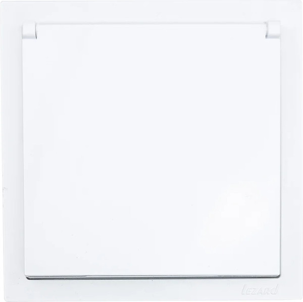 Изображение товара Розетка Lezard Zima 704-0288-123BQC (белый)