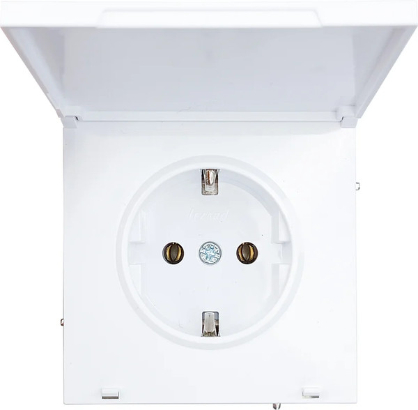 Изображение товара Розетка Lezard Zima 704-0288-123BQC (белый)