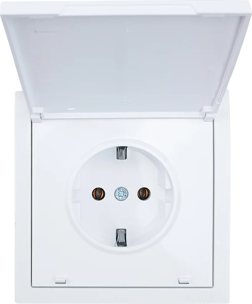 Изображение товара Розетка Lezard Zima 704-0288-123BQC (белый)