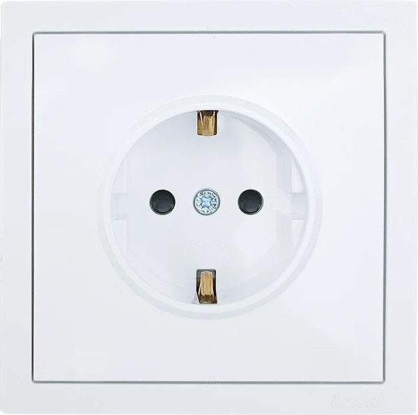 Изображение товара Розетка Lezard Zima 704-0288-124BQC (белый)