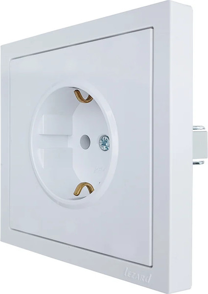 Изображение товара Розетка Lezard Zima 704-0288-124BQC (белый)