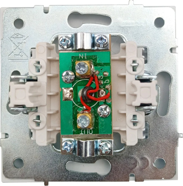 Изображение товара Розетка Lezard Zima 704-0288-129 (белый)