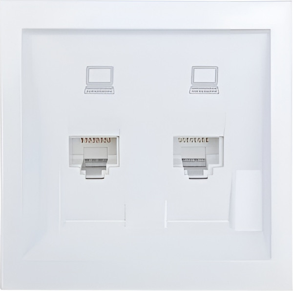 Изображение товара Розетка Lezard Zima 704-0288-141 (белый)