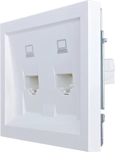 Изображение товара Розетка Lezard Zima 704-0288-141 (белый)