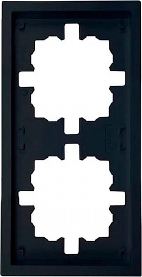 Изображение товара Рамка для выключателей и розеток Lezard Zima 704-4200-147 (черный бархат)