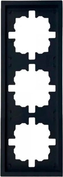 Изображение товара Рамка для выключателей и розеток Lezard Zima 704-4200-148 (черный бархат)