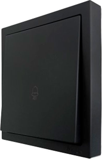 Изображение товара Кнопка звонка Lezard Zima 704-4288-103QC (черный бархат)