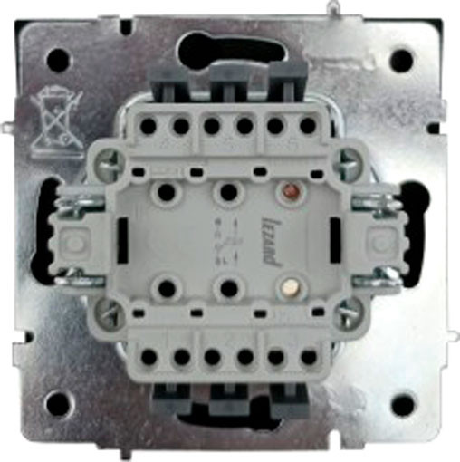 Изображение товара Кнопка звонка Lezard Zima 704-4288-103QC (черный бархат)