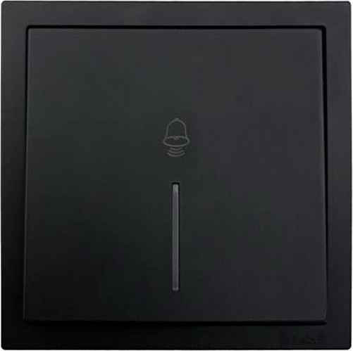 Изображение товара Кнопка звонка Lezard Zima 704-4288-108QC (черный бархат)