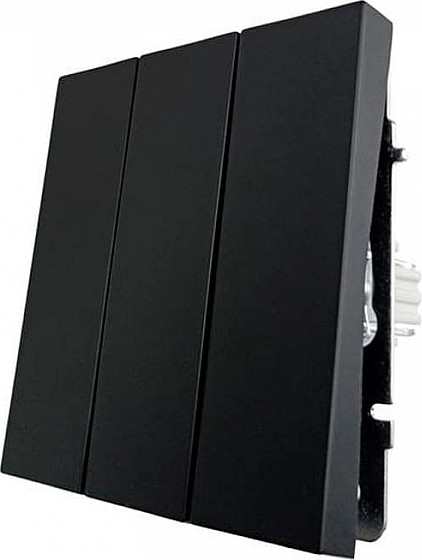 Изображение товара Выключатель Lezard Zima 704-4288-109QC (черный бархат)