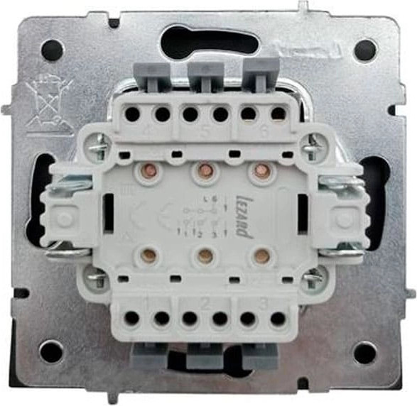 Изображение товара Выключатель Lezard Zima 704-4288-109QC (черный бархат)