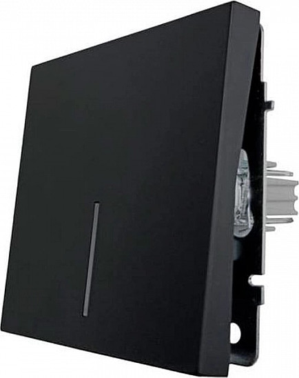 Изображение товара Выключатель Lezard Zima 704-4288-111QC (черный бархат)