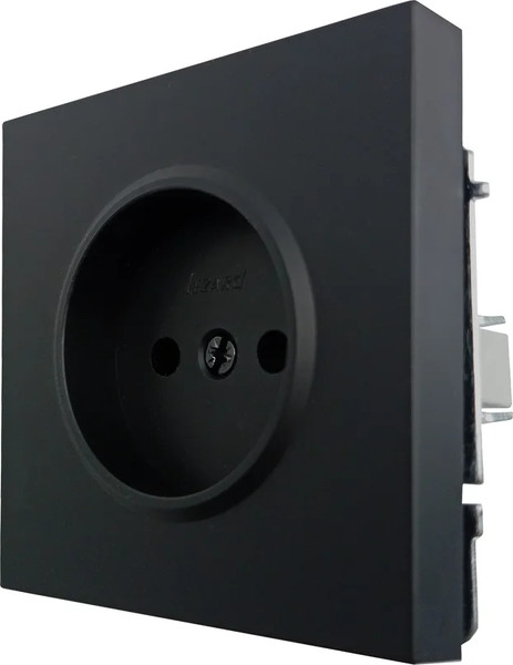 Изображение товара Розетка Lezard Zima 704-4288-121BQC (черный бархат)