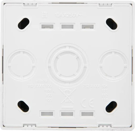 Изображение товара Выключатель Lezard Leto 752-0200-111 (белый)