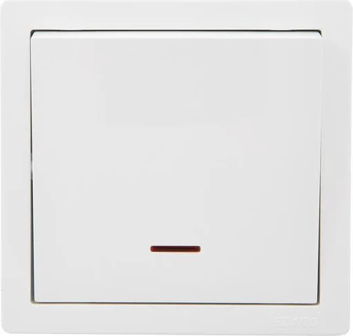 Изображение товара Выключатель Lezard Leto 752-0200-111 (белый)
