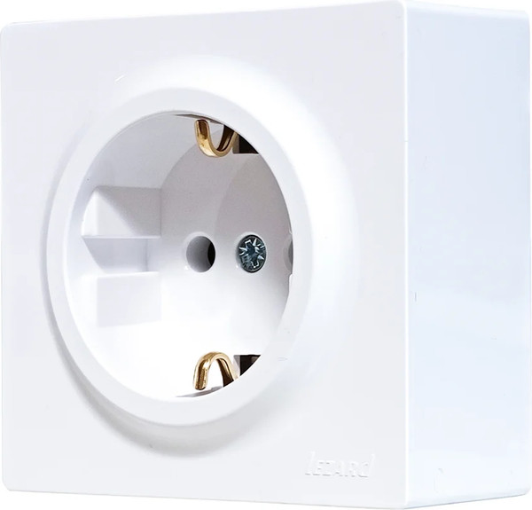 Изображение товара Розетка Lezard Leto 752-0200-122B (белый)