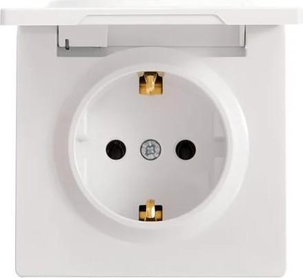 Изображение товара Розетка Lezard Leto 752-0200-123B (белый)