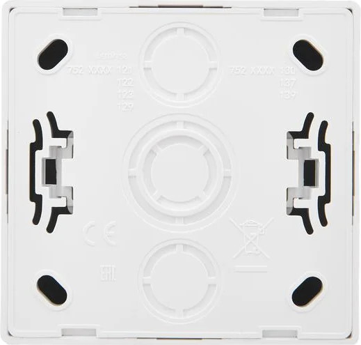 Изображение товара Розетка Lezard Leto 752-0200-123B (белый)