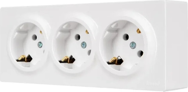 Изображение товара Розетка Lezard Leto 752-0200-127BUP (белый)