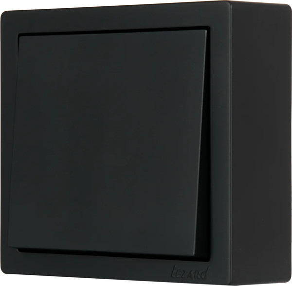 Изображение товара Выключатель Lezard Leto 752-4200-100 (черный бархат)