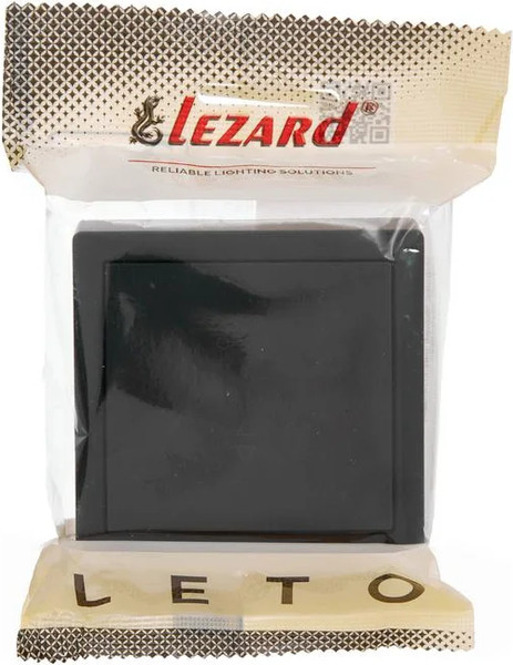 Изображение товара Выключатель Lezard Leto 752-4200-105 (черный бархат)