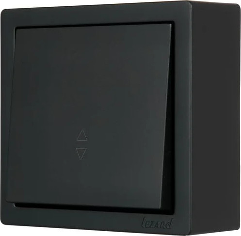 Изображение товара Выключатель Lezard Leto 752-4200-105 (черный бархат)