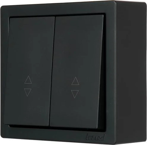 Изображение товара Выключатель Lezard Leto 752-4200-106 (черный бархат)