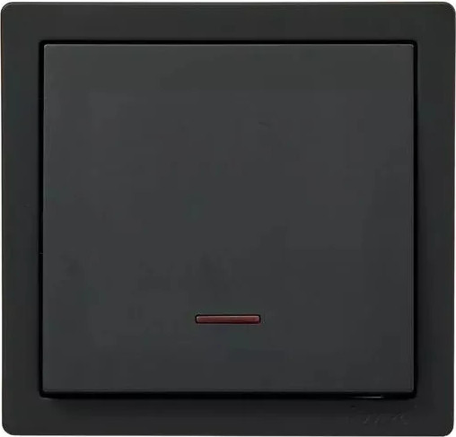 Изображение товара Выключатель Lezard Leto 752-4200-111 (черный бархат)