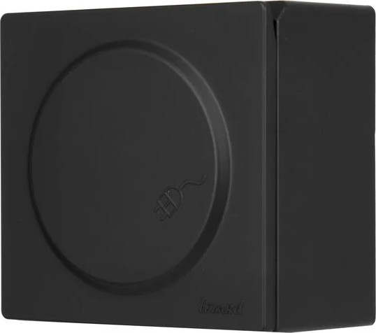 Изображение товара Розетка Lezard Leto 752-4200-123B (черный бархат)