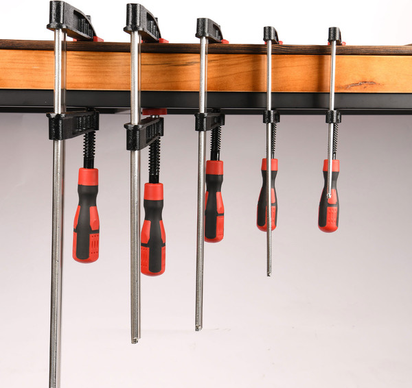 Изображение товара Струбцина Deli EDL110515Z (черный/красный)