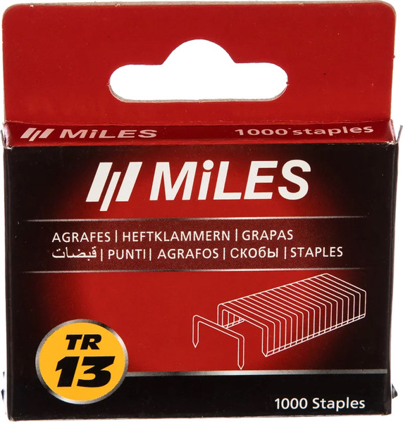Изображение товара Скобы MILES TR-13/10 (1000)