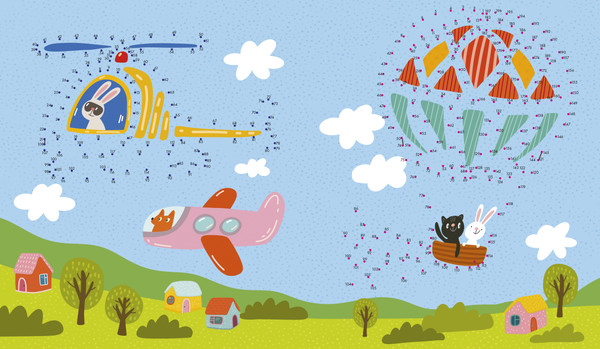 Изображение товара Развивающая книга CLEVER Рисуем и играем. Рисуем по точкам для мальчишек, мягкая обложка