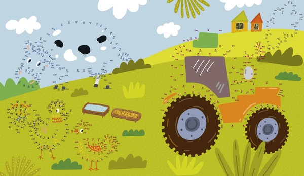 Изображение товара Развивающая книга CLEVER Рисуем и играем. Рисуем по точкам для мальчишек, мягкая обложка