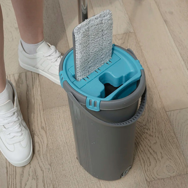 Изображение товара Набор для уборки Miley Light Mop швабра+ведро с отжимом 901-618