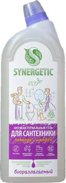 Изображение товара Чистящее средство для ванной комнаты Synergetic Сказочная чистота для сантехники (1.5л)
