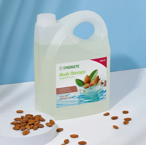 Изображение товара Мыло жидкое Synergetic Body Therapy Масло миндаля (5л)