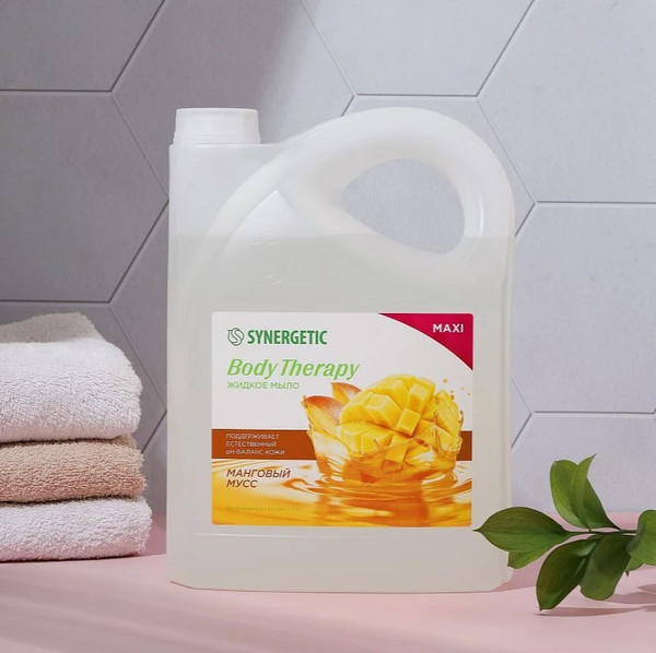 Изображение товара Мыло жидкое Synergetic Body Therapy Манговый мусс (5л)