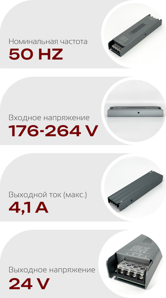 Изображение товара Блок питания для светодиодной ленты Truenergy 17752