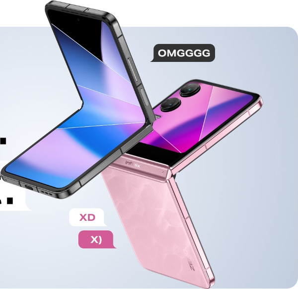 Изображение товара Смартфон Infinix Zero Flip 8GB/512GB (Rock Black)