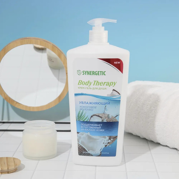Изображение товара Гель для душа Synergetic Body Therapy Кокосовое молочко (900мл)