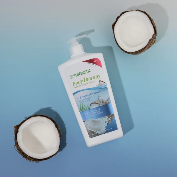 Изображение товара Гель для душа Synergetic Body Therapy Кокосовое молочко (900мл)