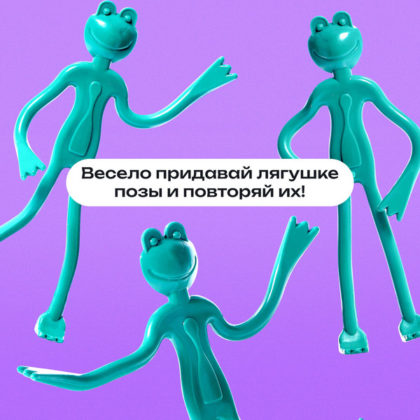 Изображение товара Развивающий игровой набор Zabiaka IQ Лягушка-повторюшка / 10361526