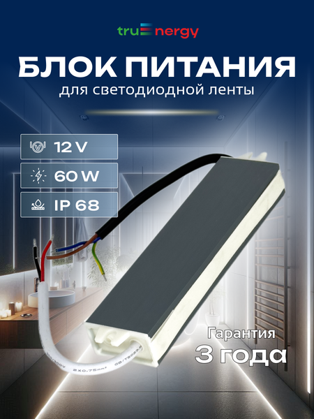 Изображение товара Блок питания для светодиодной ленты Truenergy 17303
