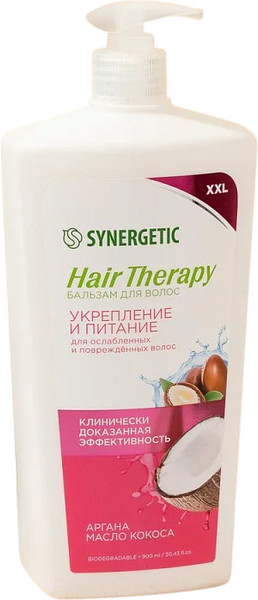 Изображение товара Бальзам для волос Synergetic Hair Therapy Укрепление и питание (900мл)