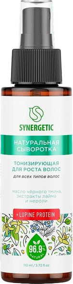 Изображение товара Сыворотка для волос Synergetic Тонизирующая для роста волос (110мл)