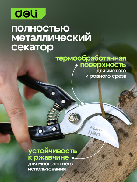 Изображение товара Секатор механический Deli EDL580200