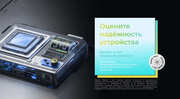 Изображение товара Смартфон Tecno Spark Go 1 3GB/64GB (белый)