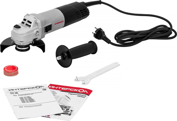 Изображение товара Угловая шлифовальная машина Интерскол 125/1000 Энгельс (343.0.0.60)