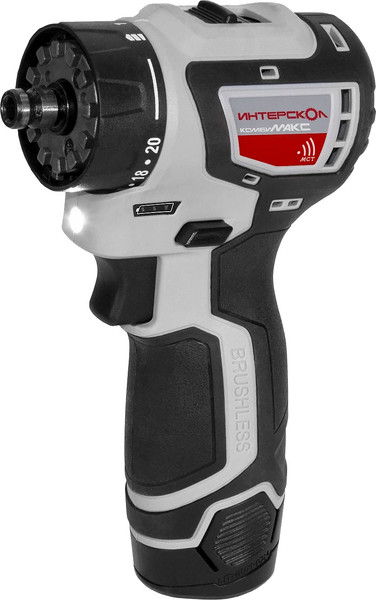 Изображение товара Аккумуляторная дрель-шуруповерт Интерскол ДА-10/12В (687.2.2.77)