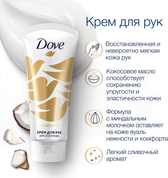 Изображение товара Набор косметики для тела и волос Dove Нежнее к твоей коже Шампунь+Гель д/душа+Дезодорант+Крем д/рук (2x250мл+50мл+50мл, с косметичкой)